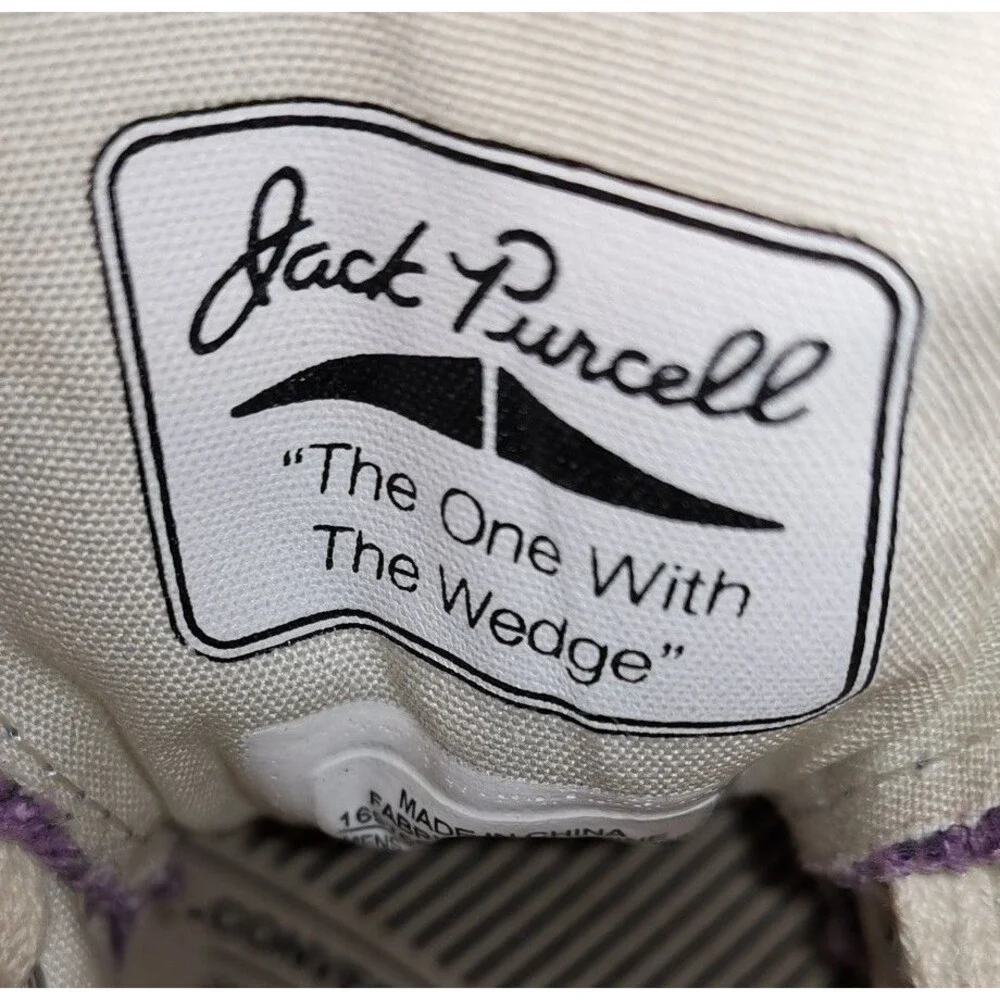 Converse Unisex Jack Purcell Purple Modern Low Sneakers Men Sz 5.5 Women Size 7